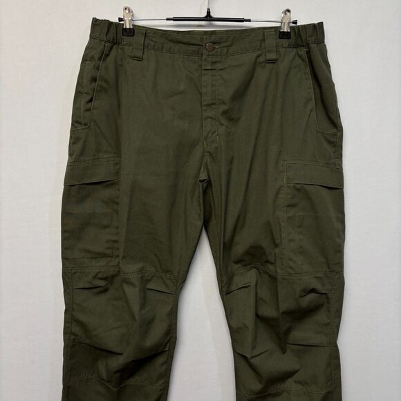 Vertx Men Tactical Cargo Pants Size 38x32 Ripstop Olive Green Utility D050 -13 - Picture 13 of 16